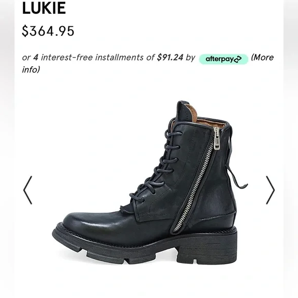 A.S. 98 Lukie Moto boot black size 40 - Picture 2 of 6